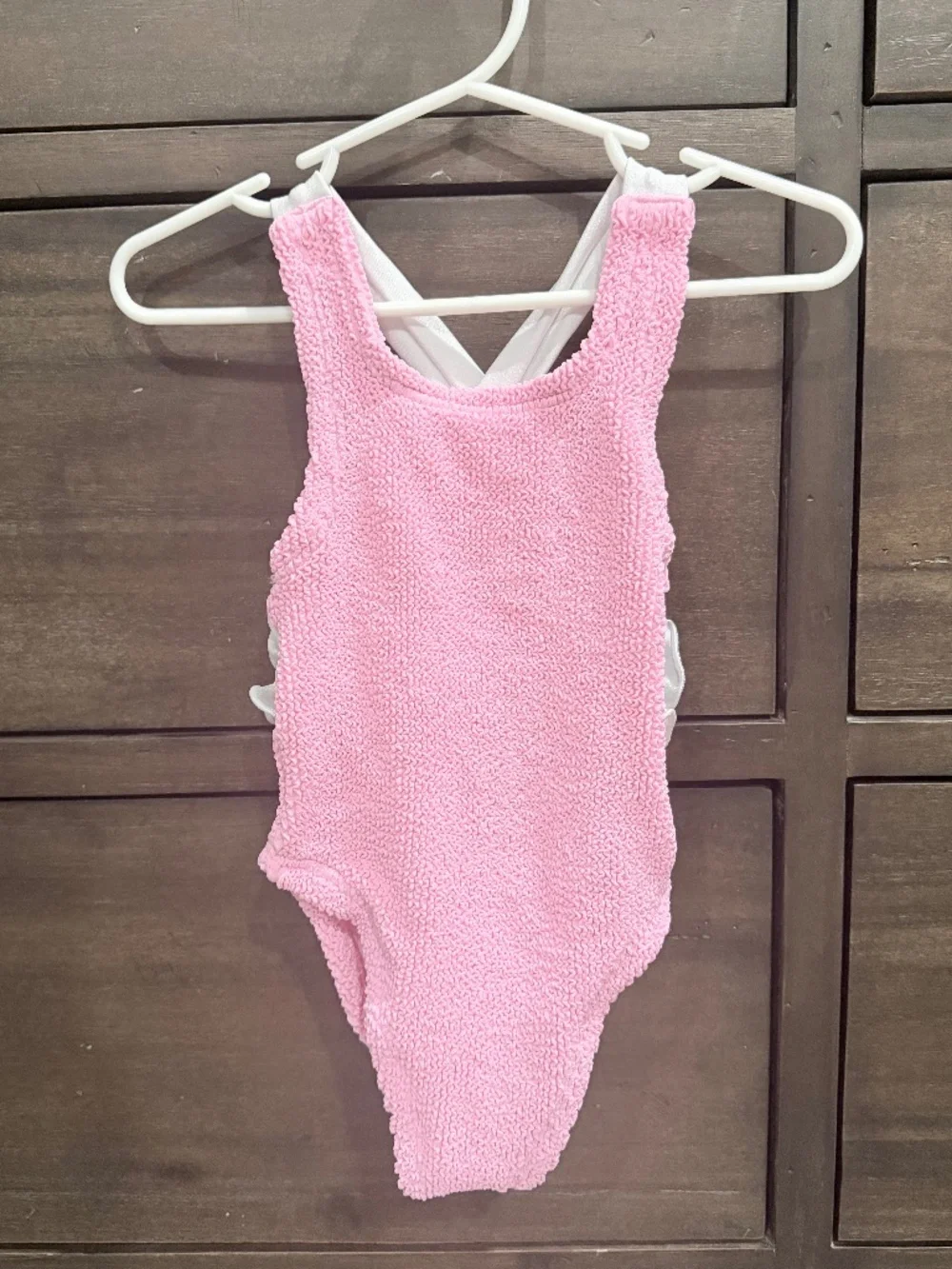 Hunza G Kids Lara One Piece Swimsuit Bubblegum Pink Ages 3-6